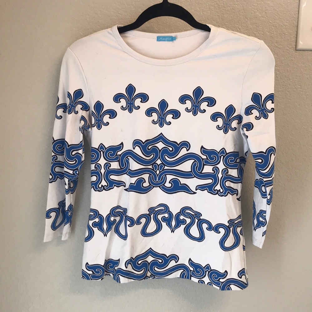 J. McLaughlin stretchy blouse